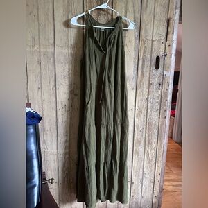 Tahari Olive Green Dress